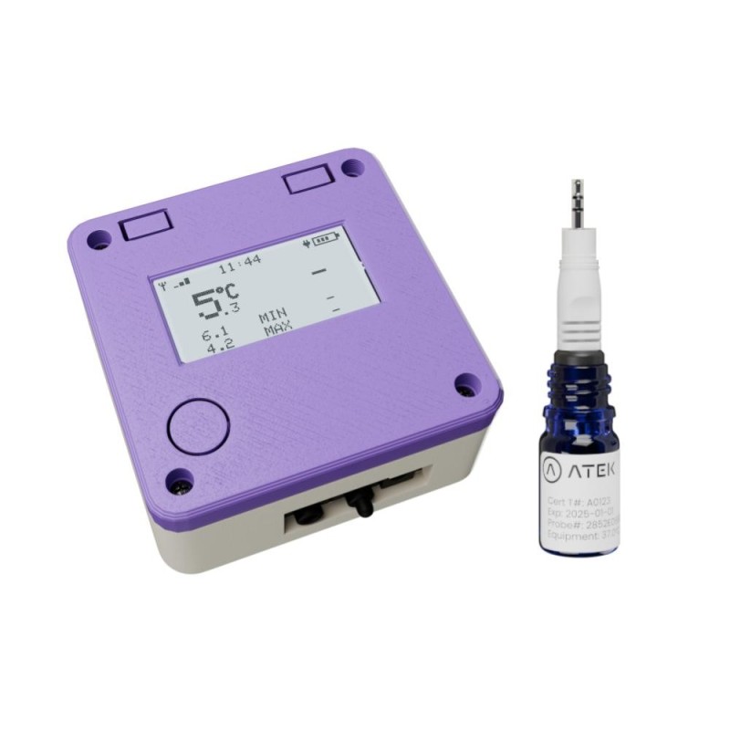 ATEK WiFi Digital Temperature Transmitter, 2 Inputs
